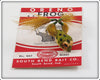 South Bend Green Oreno Frog In Box 847