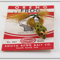 South Bend Green Oreno Frog In Box 847