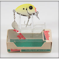 Vintage Heddon Yellow Pearl Punkin Spin In Box 382 YPR