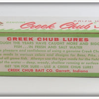 Creek Chub Rainbow Wigglefish In Box 2408 Special