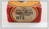 South Bend Red Stripe White Body Bass Oreno In Box 973 RS