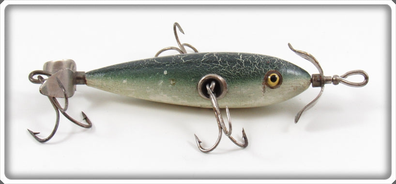 Vintage South Bend Green Crackleback Underwater Minnow Lure