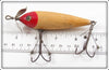 South Bend Red Head Surface Minnow With Bing Hooks