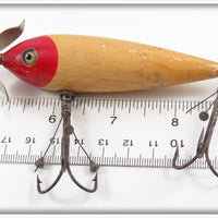 South Bend Red Head Surface Minnow With Bing Hooks