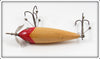 South Bend Red Head Surface Minnow With Bing Hooks