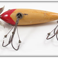 South Bend Red Head Surface Minnow With Bing Hooks