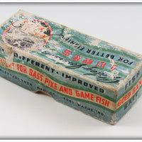 Staley Johnson Blue Green Sides Silver Scale Twin Minn In Box S-119