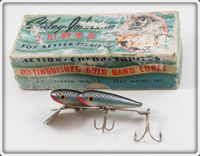 Staley Johnson Blue Green Sides Silver Scale Twin Minn In Box S-119