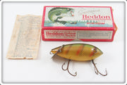 Heddon Perch Baby Crab Wiggler Lure In End Label Box With Color Chart