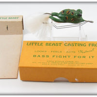 Vintage Cool Ripple Lures Inc. Little Beast Casting Frog Lure In Box