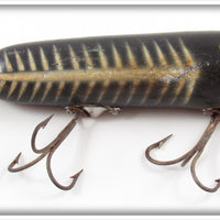 Vintage Heddon Black Shore Lucky 13 Lure 2500XBW