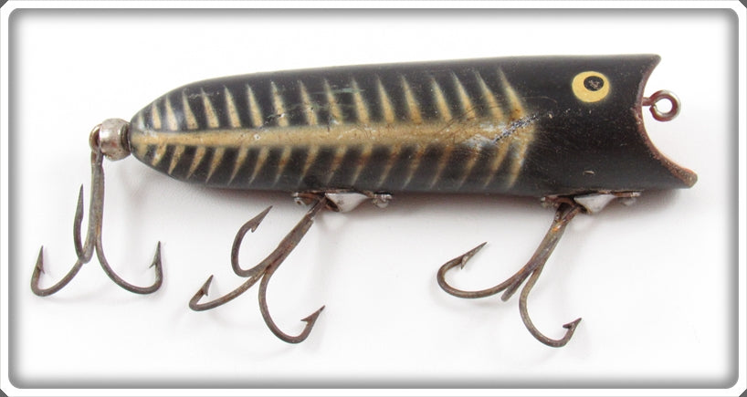 Vintage Heddon Black Shore Lucky 13 Lure 2500XBW