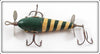 The Charmer Minnow Co Green & White Blunt Nose Charmer