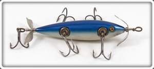 Dale Roberts Repainted Blue Back Neverfail Minnow Lure