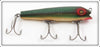 Vintage Heddon Green Scale Darting Zara Lure