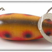 Heddon Yellow With Red & Black Spots Baby Crab Wiggler