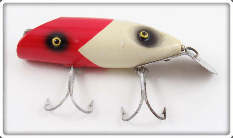 Vintage South Bend Red Arrowhead White Baby Two Oreno Lure