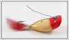 Heddon Red Head White Weedless Widow In Box 222