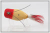 Heddon Red Head White Weedless Widow In Box 222