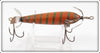 Vintage Clinton Wilt Orange & Green Champion Bait