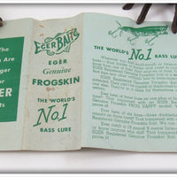 Eger Baits Frog Skin Darter In 401 Box ~