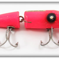 Vintage Creek Chub Fluorescent Red Jointed Snook Pikie 5521 Special