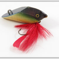 Vintage Moonlight Silver Creek Blue & Black Fly Eat Us Lure
