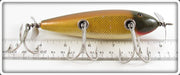 Vintage Creek Chub Gold Shiner Husky Injured Minnow Lure 3504