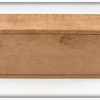 Heddon Green Fancy Back High Forehead 100 Minnow In Wood Box