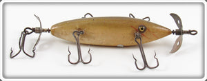 Vintage Keeling Expert Minnow With Jamison Barbless Hooks