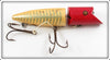 Heddon White Shore Red Head 6" Musky King Zig Wag
