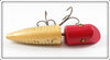 Heddon White Shore Red Head 6" Musky King Zig Wag