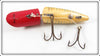 Heddon White Shore Red Head 6" Musky King Zig Wag