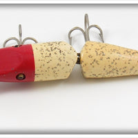 Creek Chub Nite Glow Red Head Jointed Pikie 2622 DD Special