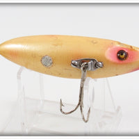 Vintage Heddon Uncatalogued Pearl SOS Minnow Lure 169PL