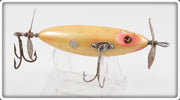 Vintage Heddon Uncatalogued Pearl SOS Minnow Lure 169PL