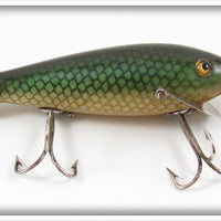 Heddon Green Scale Spin Diver In Box 3009D