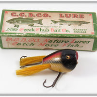 Vintage Creek Chub White Scale Surface Dingbat Lure In Box 5425