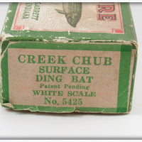 Creek Chub White Scale Surface Dingbat In Box 5425