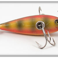 Vintage Heddon Straight Bar Perch 100 Dowagiac Minnow Lure 109A