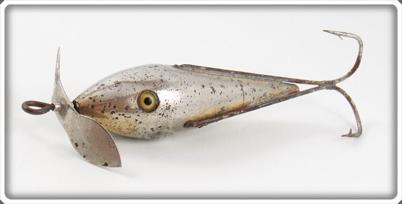 Vintage The Bing's Silver Nemahbin Weedless Minnow Lure