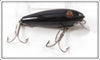 Vintage Heddon Solid Black 110 River Runt Lure 119G