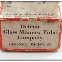 Detroit Glass Minnow Tube Company Glass Minnow Tube In Box