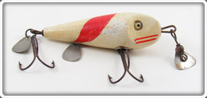 Vintage Donaly Red & White Redfin Minnow Lure 