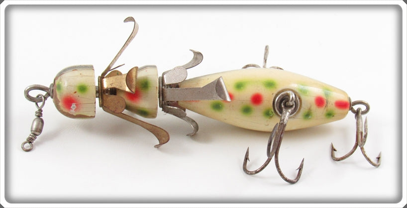 Union Springs Specialty Co White With Spots Miller's Reversible Minnow