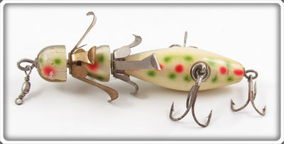 Union Springs Specialty Co White With Spots Miller's Reversible Minnow