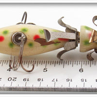 Union Springs Specialty Co White With Spots Miller's Reversible Minnow