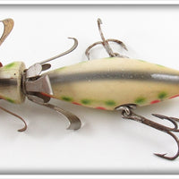 Union Springs Specialty Co White With Spots Miller's Reversible Minnow