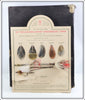 Pflueger Lewis Interchangeable Spinner Dealer Display Card In Box