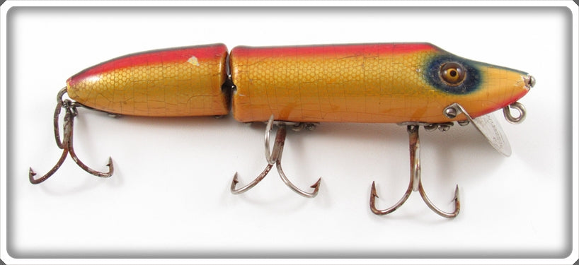 Vintage Heddon Rainbow Scale Jointed Vamp Lure 7309Z